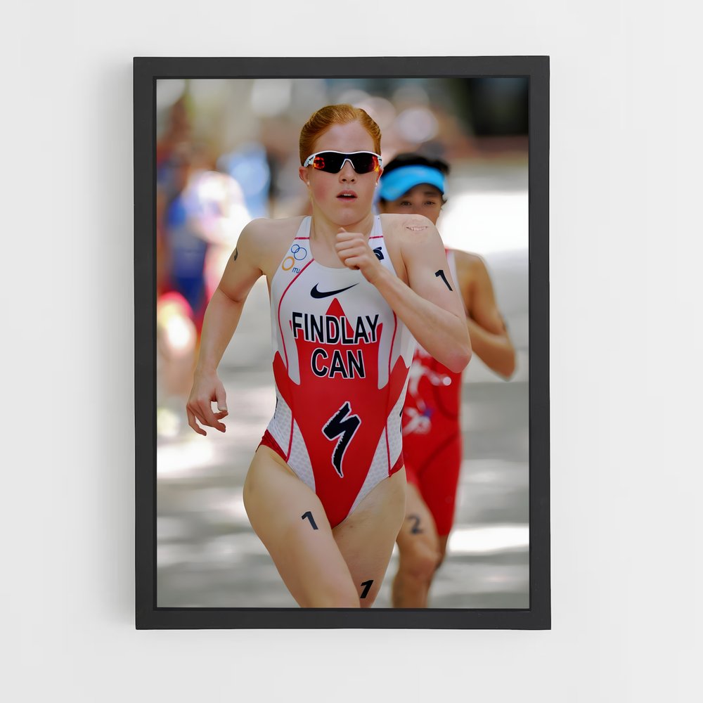 Poster World triathlon – affiche Athlétisme (vue 2)